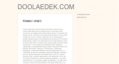 Desktop Screenshot of doolaedek.com