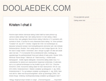 Tablet Screenshot of doolaedek.com